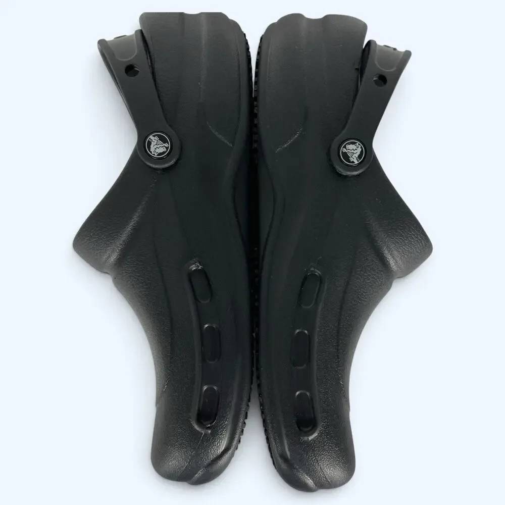 Crocs at Work Bistro Clog Slip Resistant M10, W12 Black 10075-001
